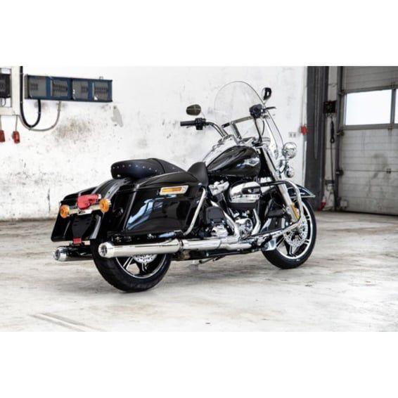 Miller, Cleveland 107" slip-on mufflers. Euro 5. Polished