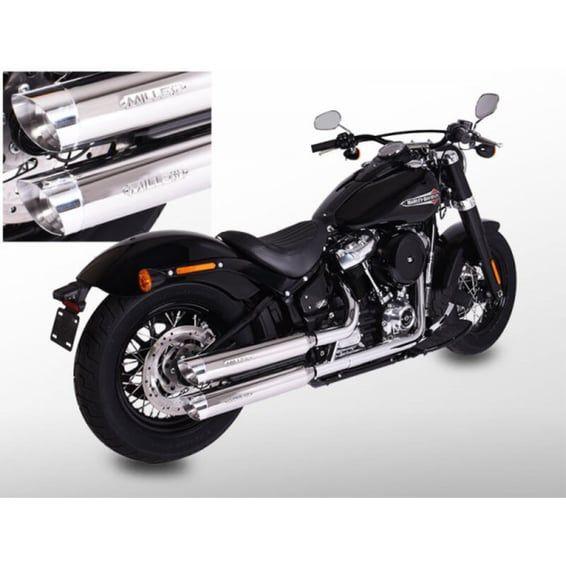 Miller, Independence slip-on mufflers. Euro 4. Polished