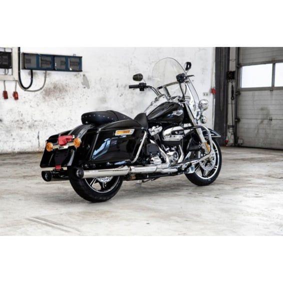 Miller, Cleveland 114" slip-on mufflers. Euro 5. Polished