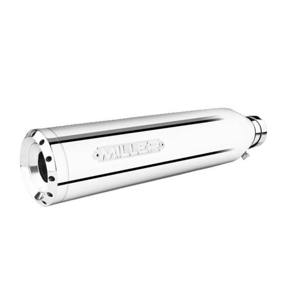 Miller, Destiny slip-on mufflers. Euro 5. Polished