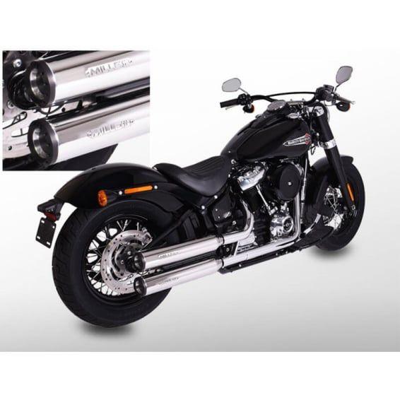 Miller, Independence slip-on mufflers. Euro 4. Polished