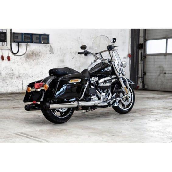 Miller, Cleveland 107" slip-on mufflers. Euro 5. Polished