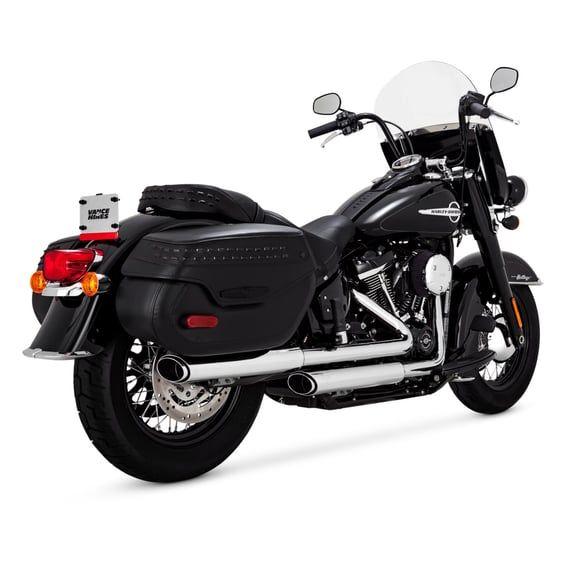 3" twin slash slip-on PCX mufflers. chrome