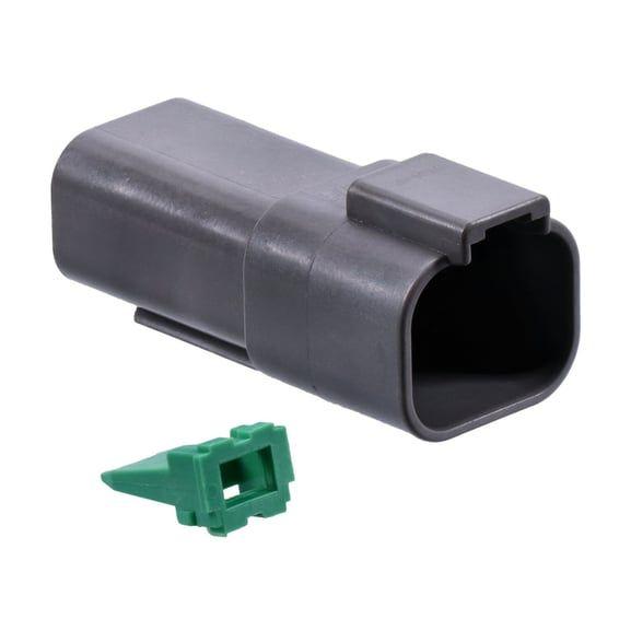 NAMZ, Deutsch connectors. Gray, receptacle, 4-pins