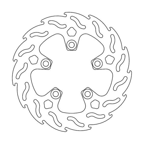 Flame series brake rotor