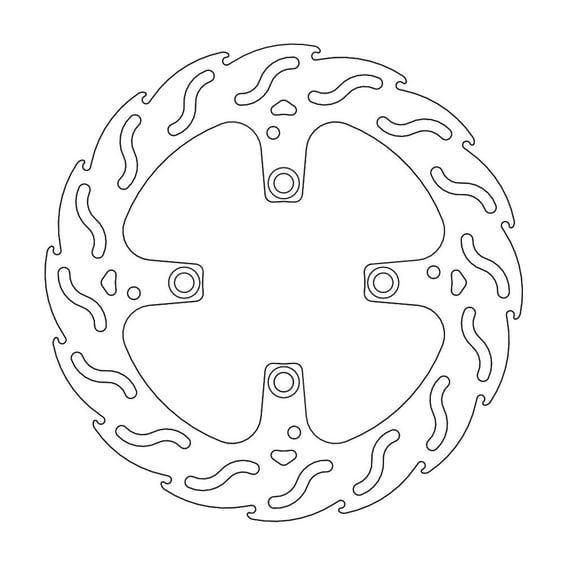 Flame series brake rotor