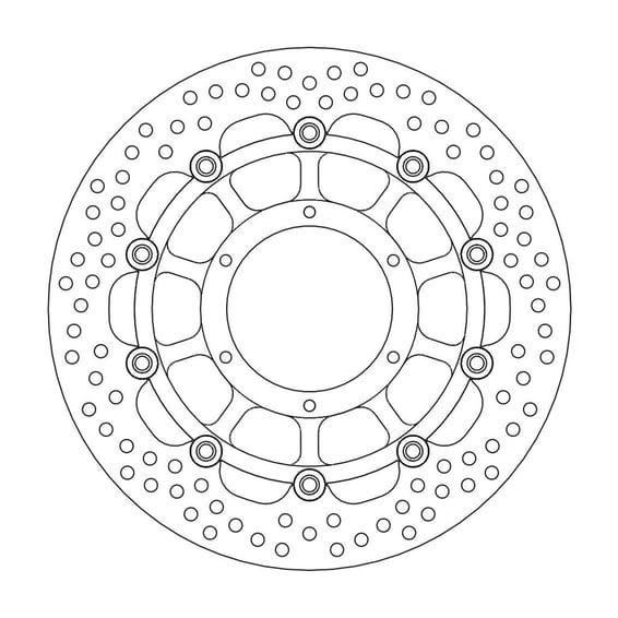 Halo series floating brake rotor