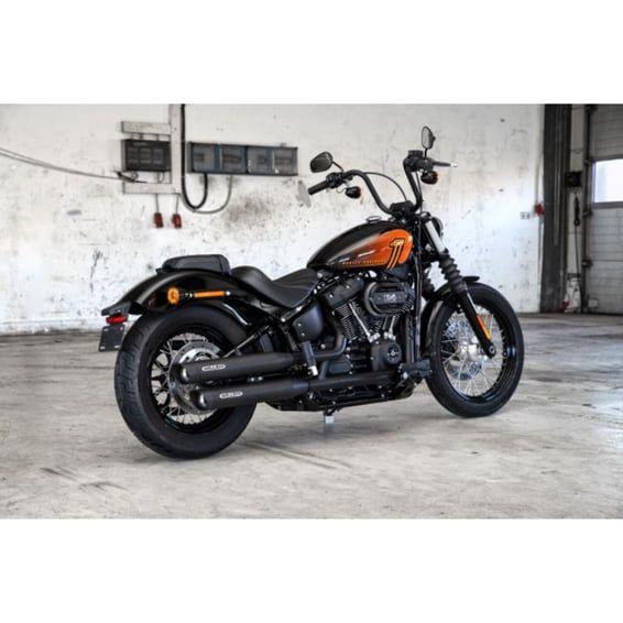 Miller, Destiny slip-on mufflers. Euro 5. Matte black