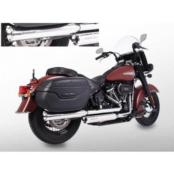 Miller, Independence slip-on mufflers. Euro 4. Polished
