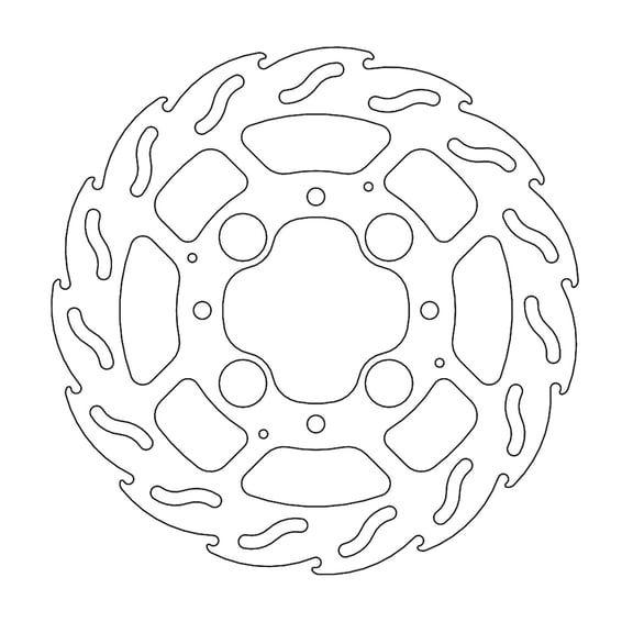 Flame series brake rotor