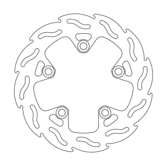 Flame series brake rotor