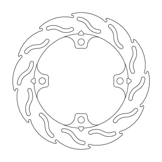 Flame series brake rotor