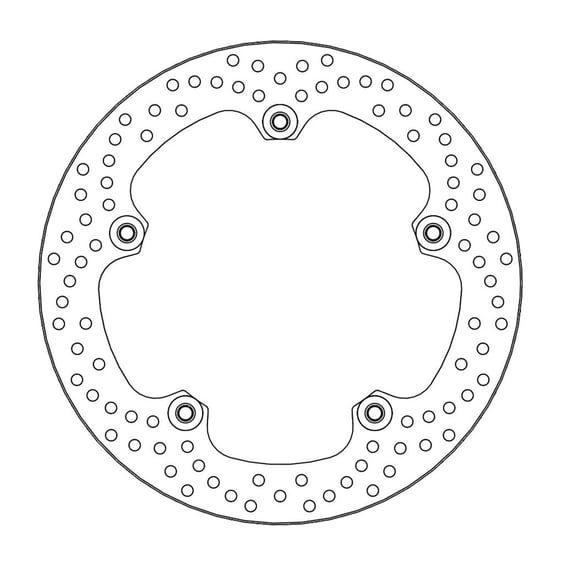 Halo series fixed rivited brake rotor