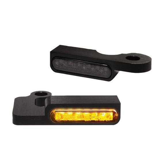 'Stripes' below bar turn signals. No PL.  Black