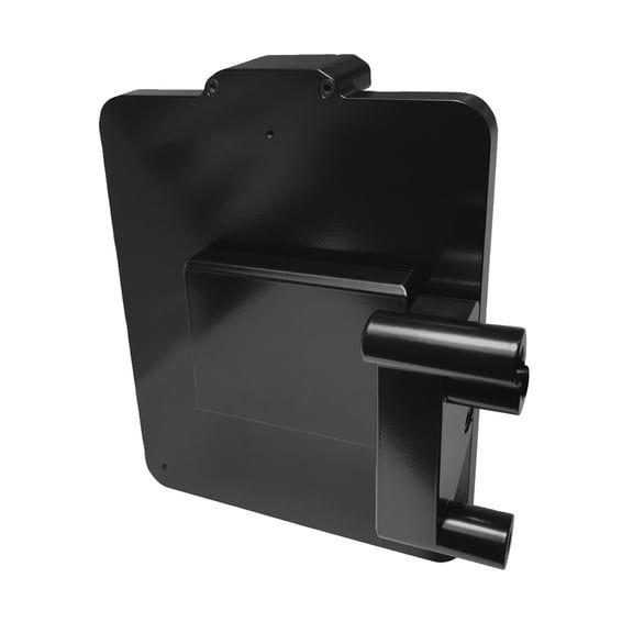side mount license plate bracket. Black