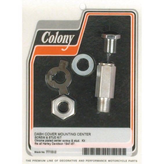 dash screw & nut kit. Chrome
