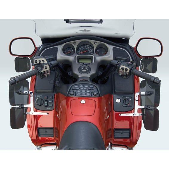 fairing mount wing deflectors dark tinted