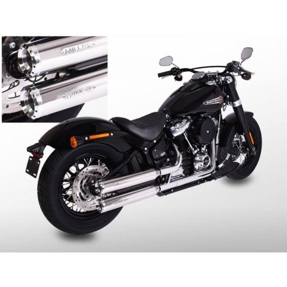 Miller, Independence slip-on mufflers. Euro 4. Polished