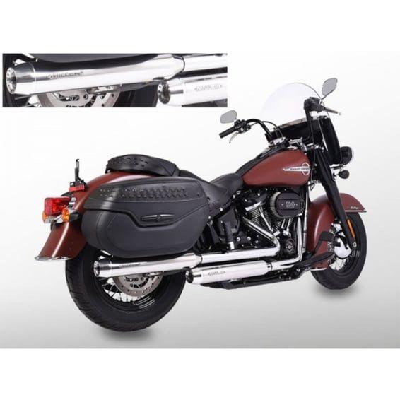 Miller, Independence slip-on mufflers. Euro 4. Polished