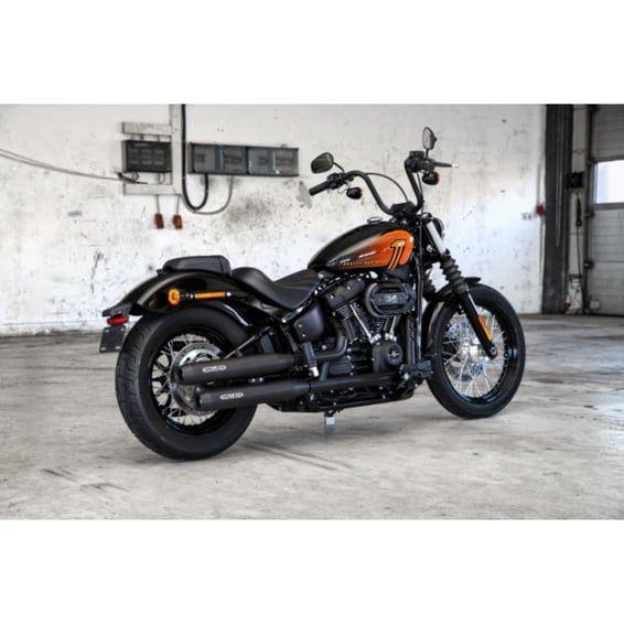 Miller, Destiny slip-on mufflers. Euro 5. Matte black