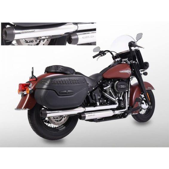 Miller, Independence slip-on mufflers. Euro 4. Polished