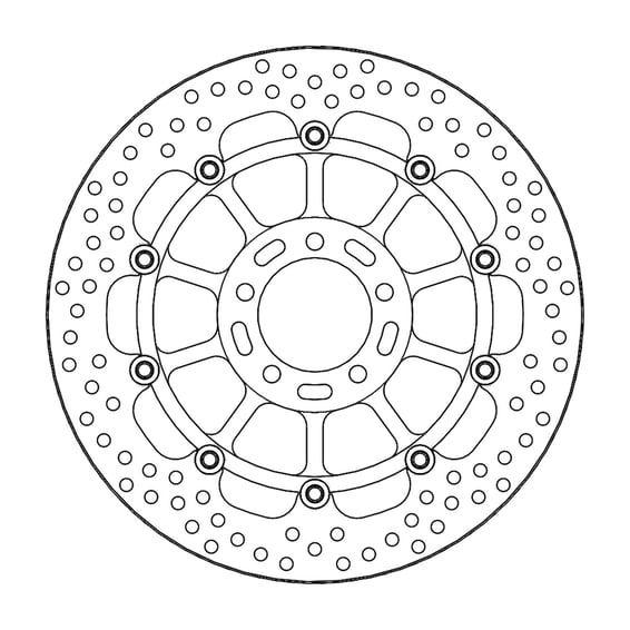 Halo series floating brake rotor