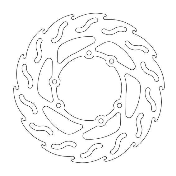 Flame series brake rotor