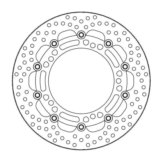 Halo series floating brake rotor
