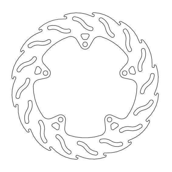 Flame series brake rotor
