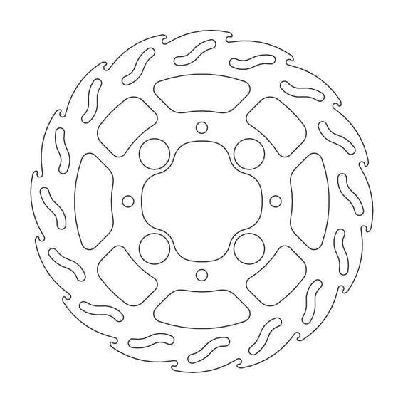 Flame series brake rotor