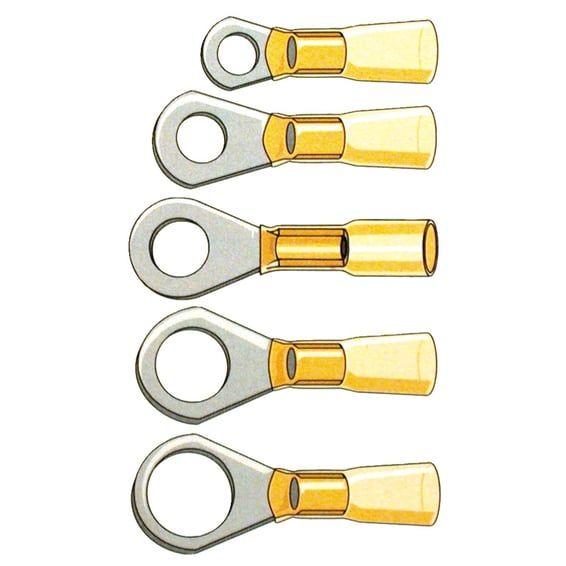 Co, Ring terminal connectors #10. Yellow