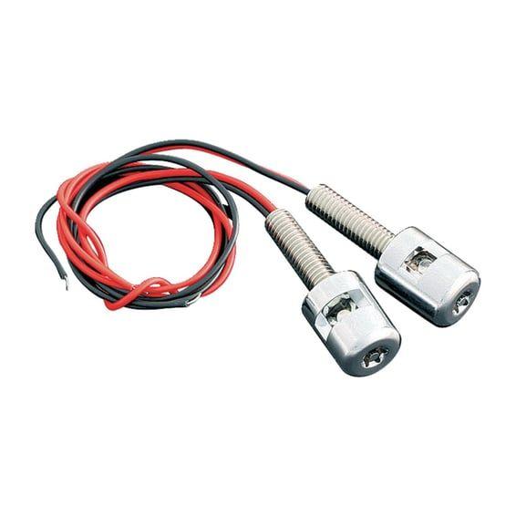 LED license plate bolt lights.w/turn signal accent