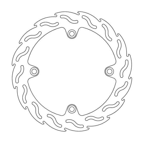 Flame series brake rotor
