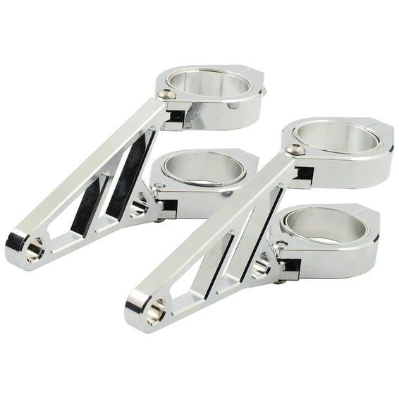 Fingers, adj. headlamp bracket assembly 50/52/54mm. Chrome