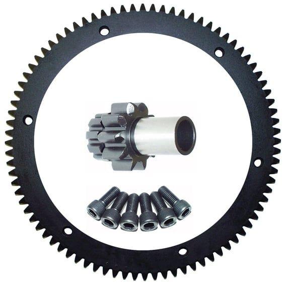 Easy start starter ring conversion kit