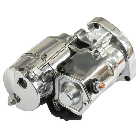 starter motor 1.4KW. Polished
