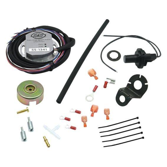Super Stock single fire ignition kit. 93" S&S Shovel
