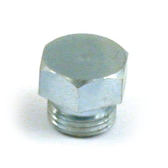 Timing/drain plug. hex, zinc