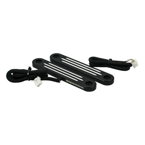 billet dynamic LED strips turn signals