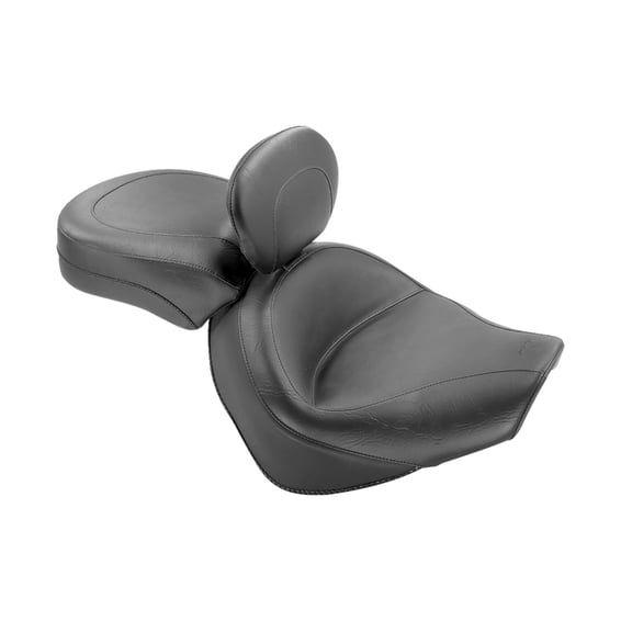 2-p wide touring vintage seat plain black