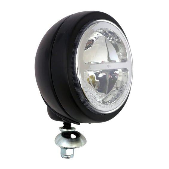 4-1/2" FL style LED spotlamp. Black