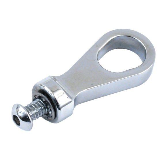 Billet cable guide, chrome