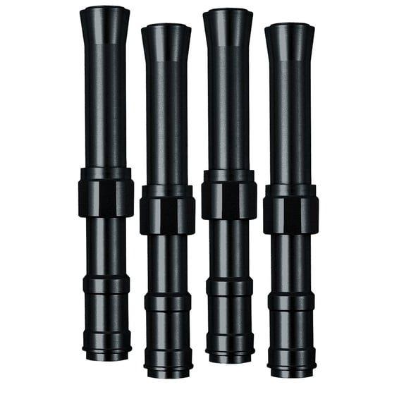 Evo B.T. aluminum pushrod cover set. Black
