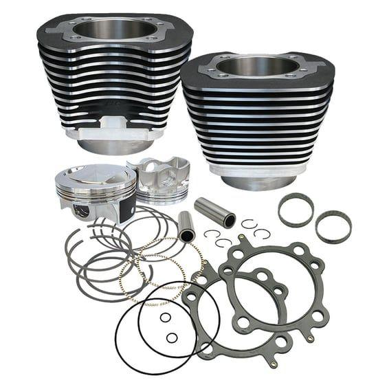 88" to 97" big bore cylinder & piston kit. Black