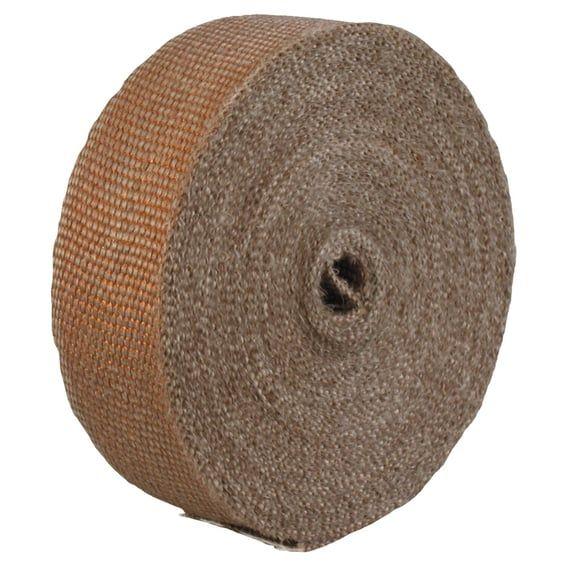 exhaust insulating wrap. 1" wide. Copper