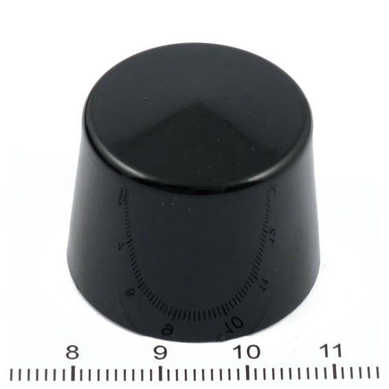 Smoothtopps push-on bolt covers 15/16" hex bolts/nuts. Black