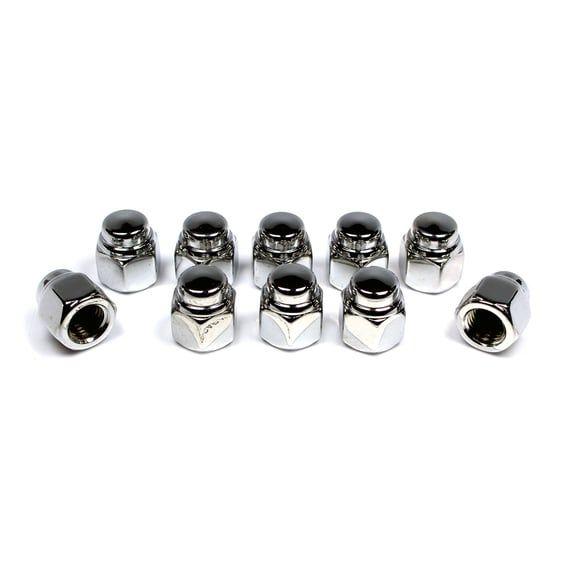 cap nuts M10 (1.25) chrome plated
