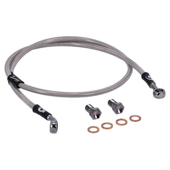 by Goodridge brake line front, stainless clear coated