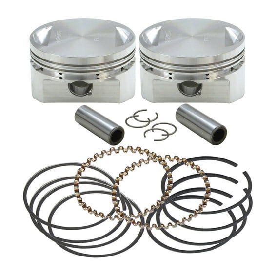 Evo stroker piston set (OEM heads). +.010"