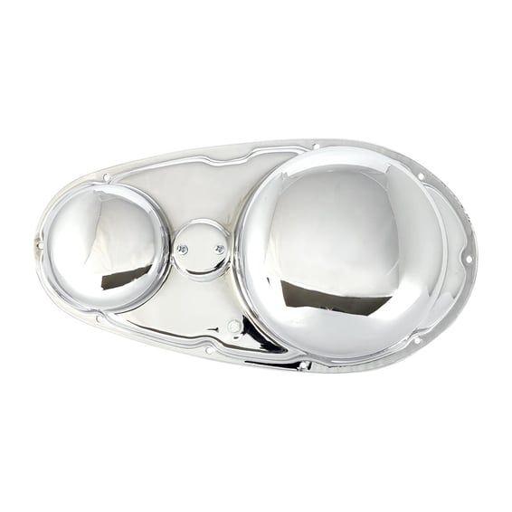 Outer primary cover. Chrome